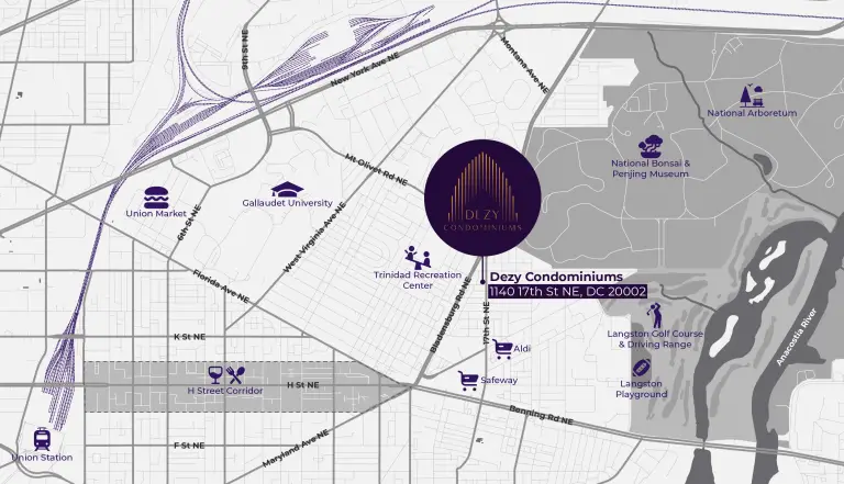 Dezy Condominiums Neighborhood Map