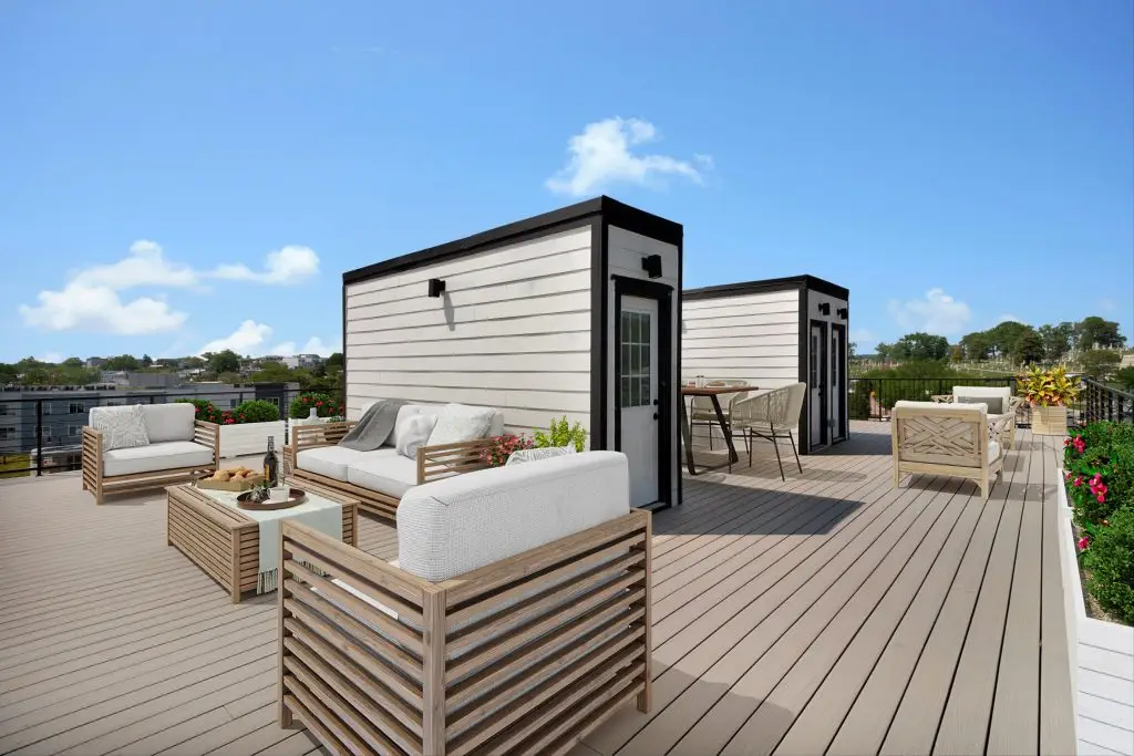 Dezy Rooftop overlooking DC Capitol and Washington Monument