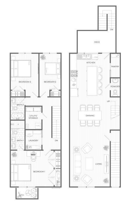 Floor Plan with Deck and Patio